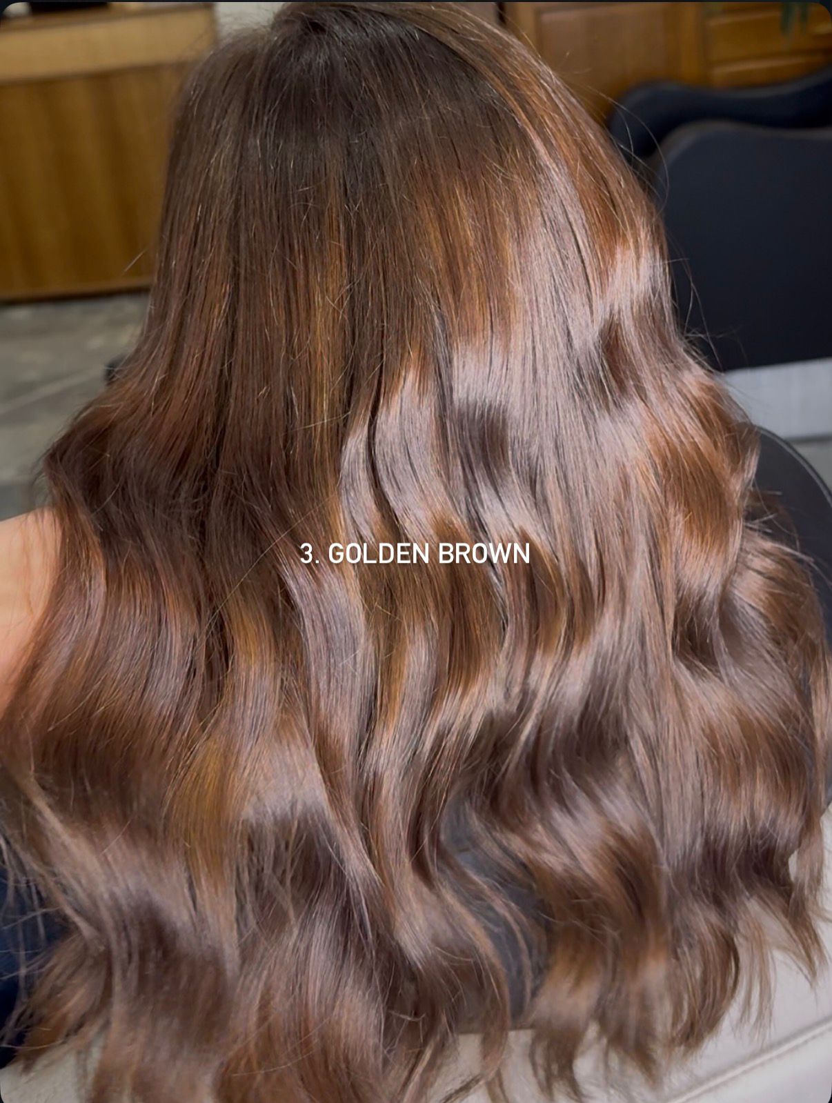 Ondulations glamour brun doré "Golden Brown" - EL SOLÉ